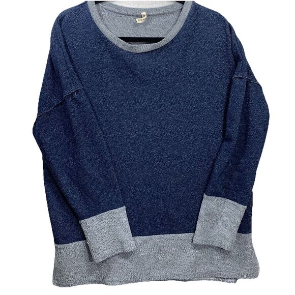 Beeson River Sweaters - Beeson River Sweater Womens XXL Blue Crewneck Pullover